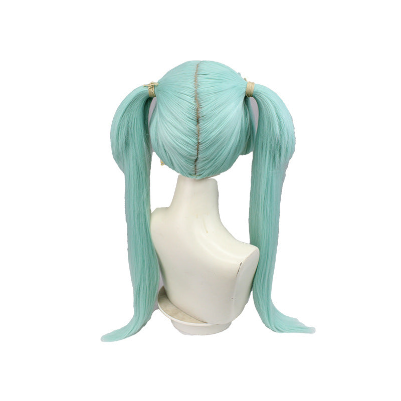 Anime Cyberpunk: Edgerunners Rebecca Becka Cosplay Wigs Two Ponytail Green Wigs