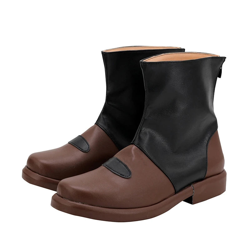 Anime Darling in the Franxx 016 Hiro Cosplay Shoes Brown PU Cosplay Boots