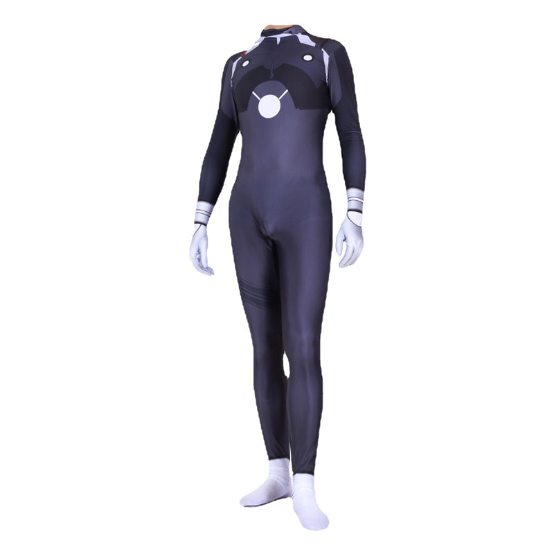 Anime Darling in the Franxx 016 Hiro Zentai Costume Full Set With Wigs and Shoes Halloween Cosplay Outfit Set