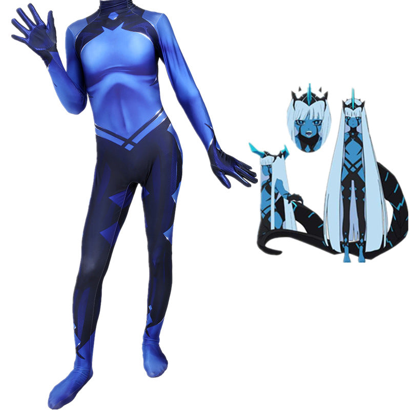 Anime Darling in the Franxx CODE 001 Princess of Klaxosaurs Zentai Costume Halloween Cosplay Jumpsuit