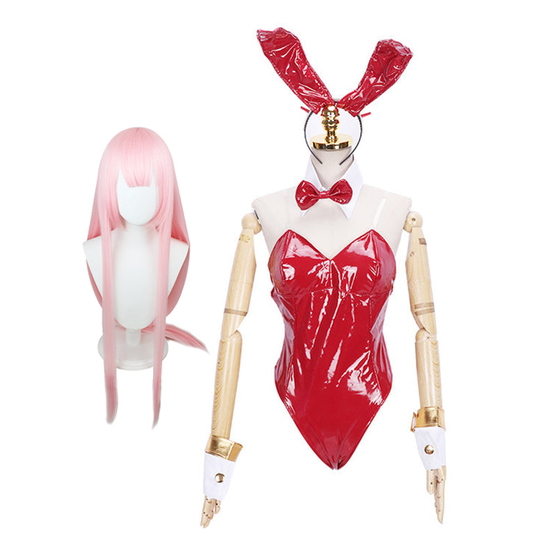 Anime Darling in the Franxx Zero Two 002 Cosplay Bunny Girl Outfit Halloween Sexy Costume