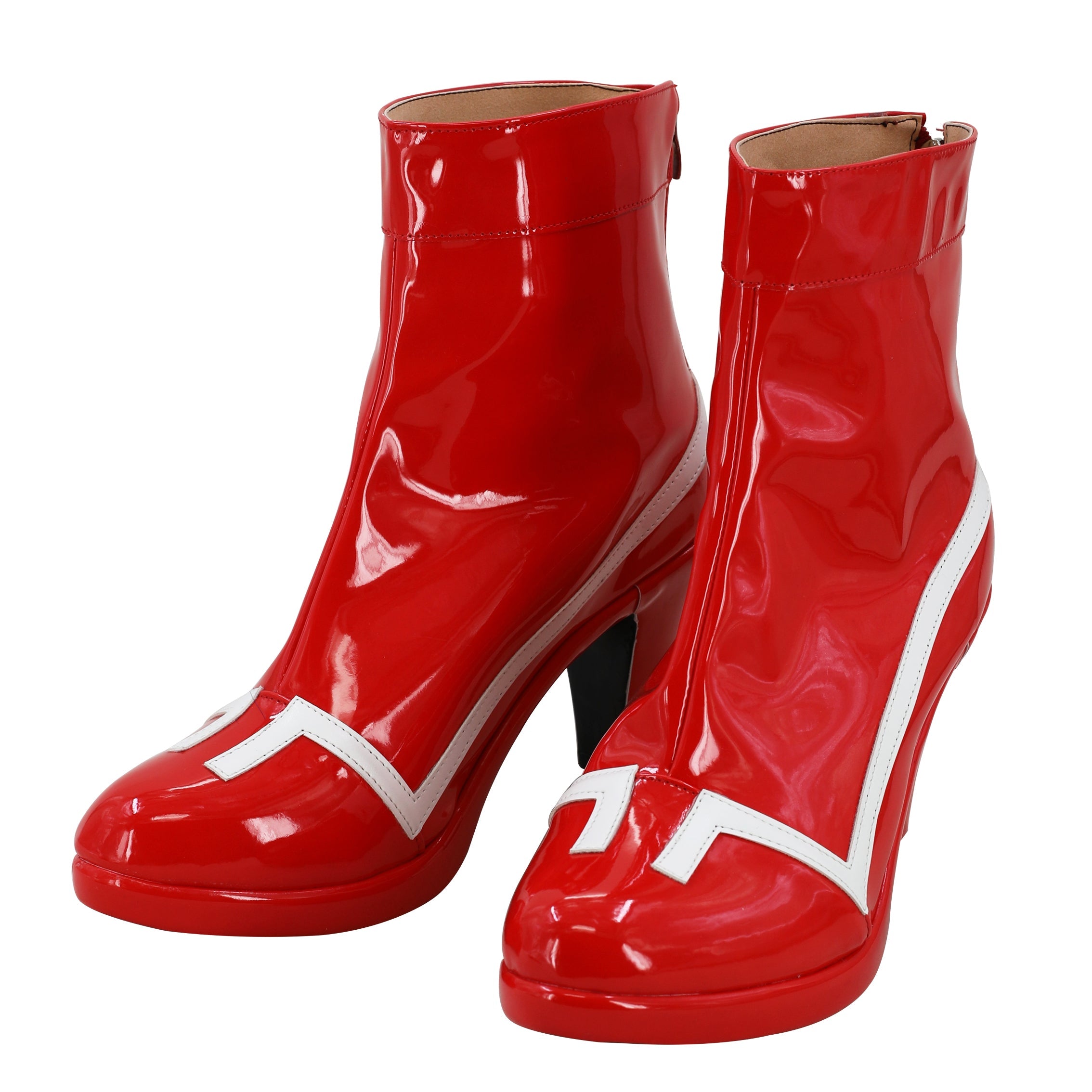 Anime Darling in the Franxx Zero Two 002 Cosplay Shoes Red PU Leather Cosplay Shoes Accessories