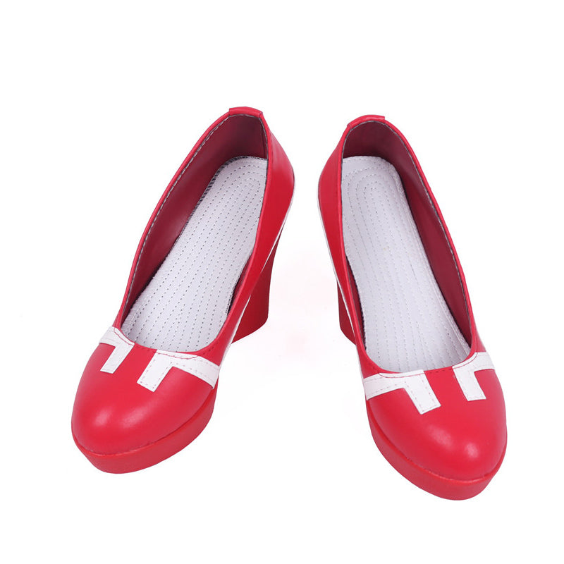 Anime Darling in the Franxx Zero Two 002 Cosplay Shoes Red PU Leather Cosplay Shoes Accessories
