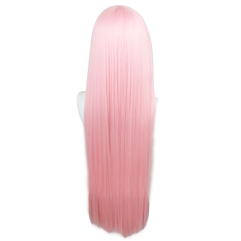Anime Darling in the Franxx Zero Two 002 Cosplay Wigs Pink Long Wigs Accessories