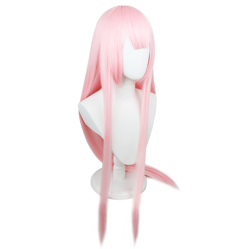 Anime Darling in the Franxx Zero Two 002 Cosplay Wigs Pink Long Wigs Accessories
