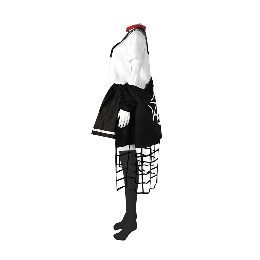 Anime Dead Mount Death Play Misaki Sakimiya Zaki Cosplay Costume Halloween Cosplay Costume Outfit
