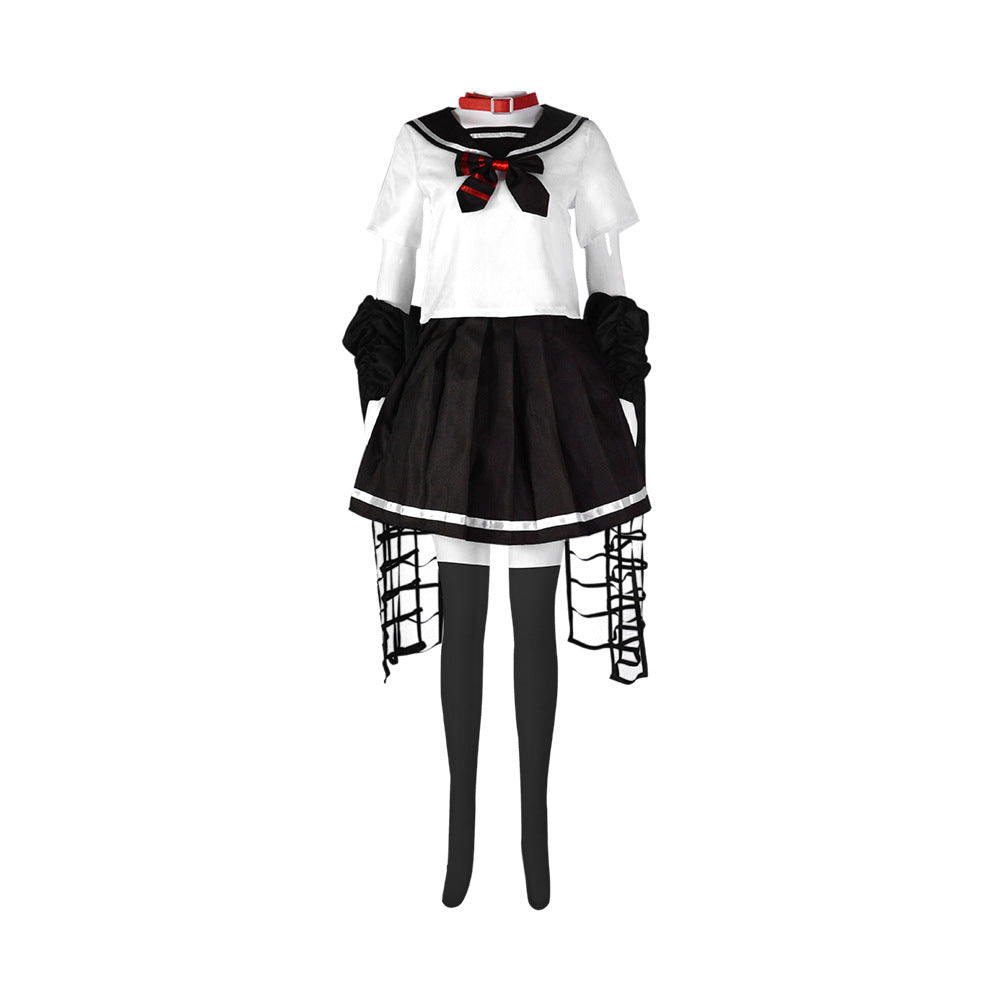 Anime Dead Mount Death Play Misaki Sakimiya Zaki Cosplay Costume Halloween Cosplay Costume Outfit