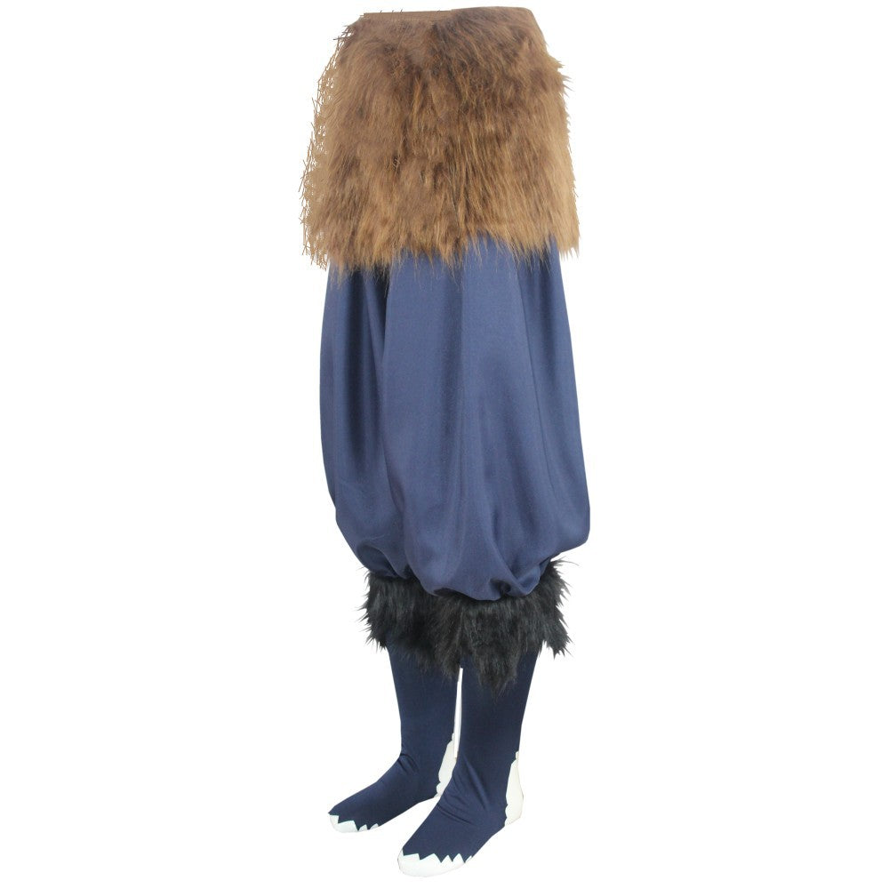 Inosuke Costume With Mask and PU Leather Boots Full Set Halloween Carnival Costume