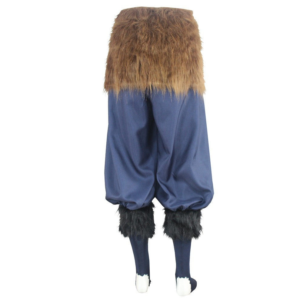 Anime Inosuke Hashibira Costume Halloween Cosplay Outfit