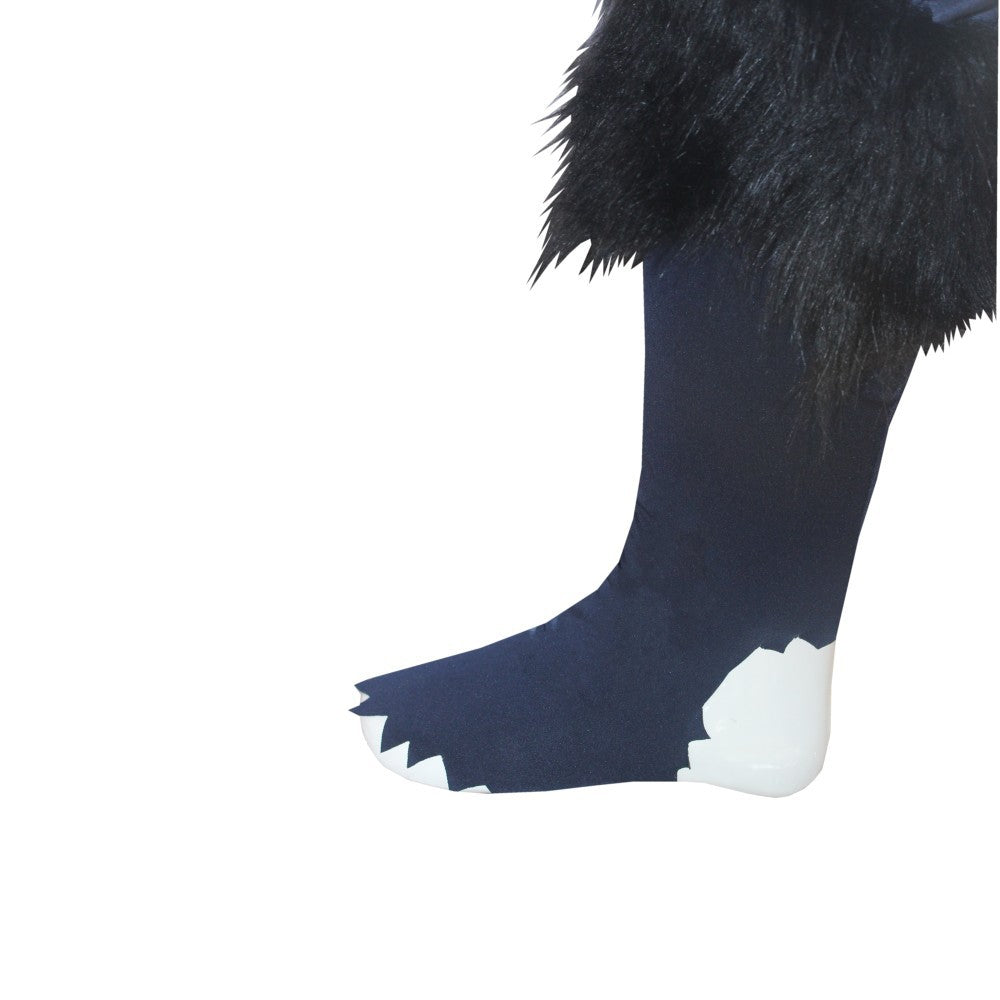 Inosuke Costume With Mask and PU Leather Boots Full Set Halloween Carnival Costume