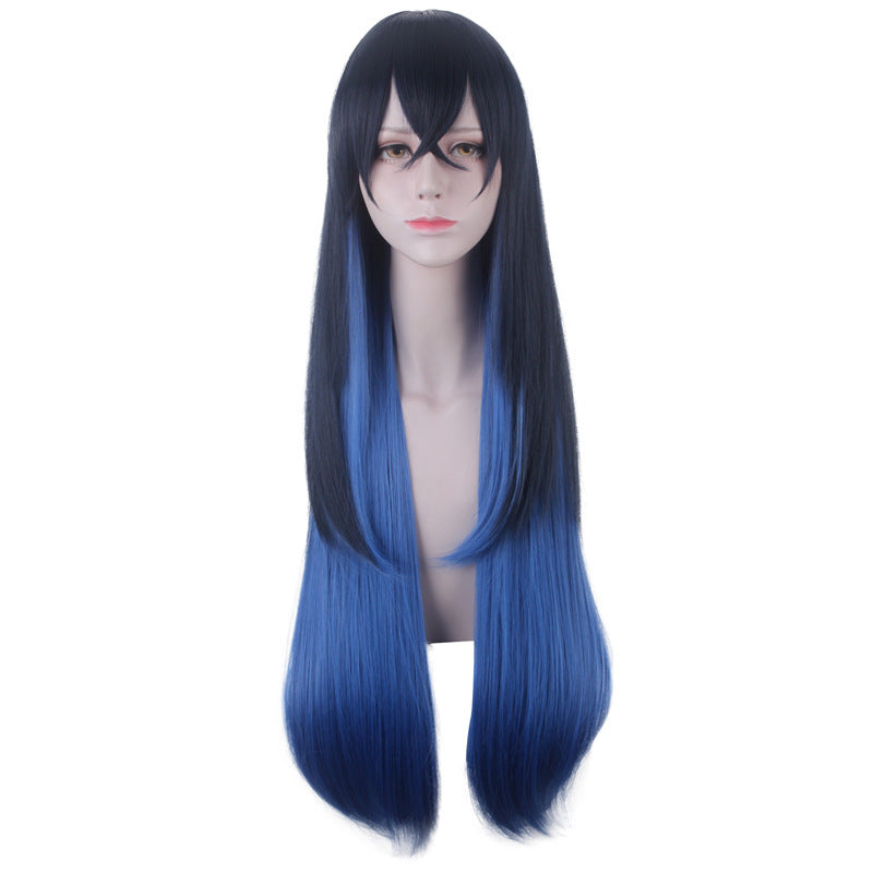 Anime Inosuke Hashibira Female Costume With Long Wigs Costume Set Hallwoeen Carnival Outfit