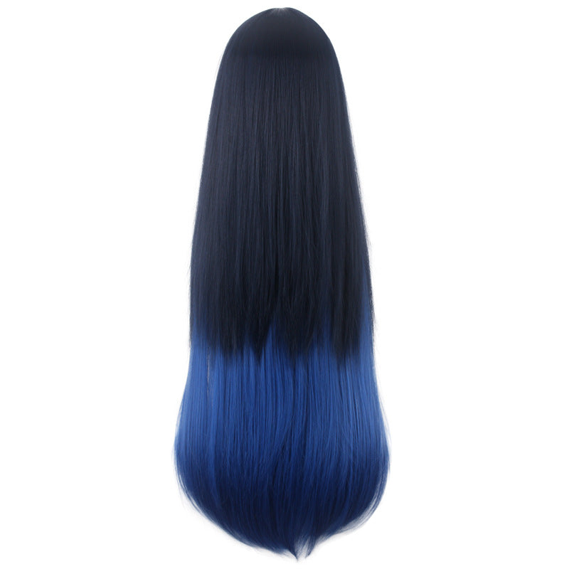 Anime Inosuke Hashibira Female Costume With Long Wigs Costume Set Hallwoeen Carnival Outfit