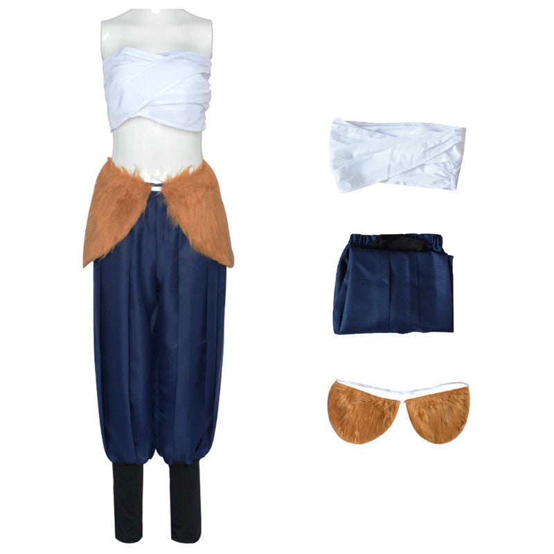 Anime Inosuke Hashibira Female Version Costume Women Girls Cosplay Outfit