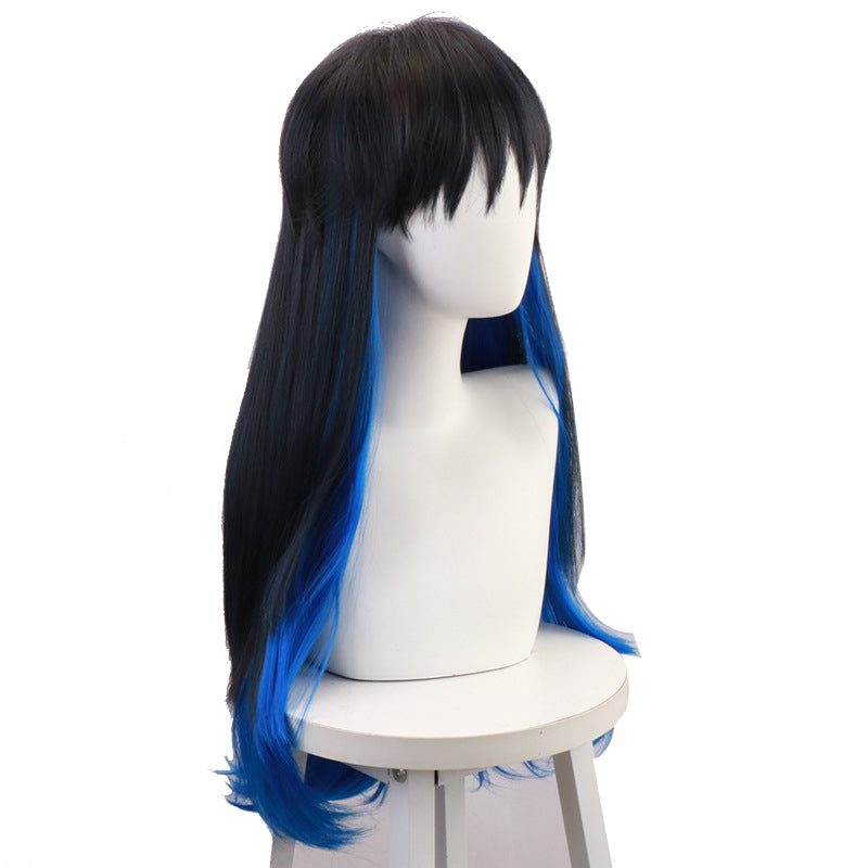 Anime Inosuke Hashibira Female Version Costume+Wigs+Shoe Full Set Halloween Costume Outfit