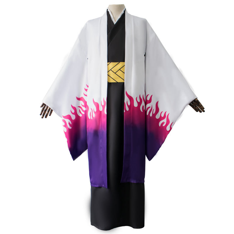 Anime Kagaya Ubuyashiki Cosplay Costume Kimono Suit Halloween Carnival Cosplay Outfit