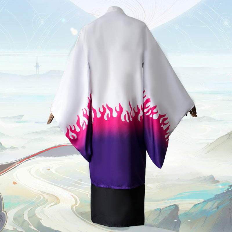 Anime Kagaya Ubuyashiki Cosplay Costume Kimono Suit Halloween Carnival Cosplay Outfit