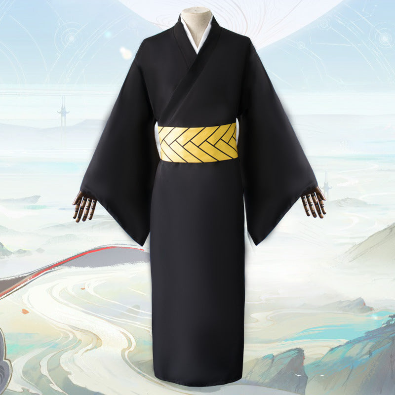 Anime Kagaya Ubuyashiki Cosplay Costume Kimono Suit Halloween Carnival Cosplay Outfit