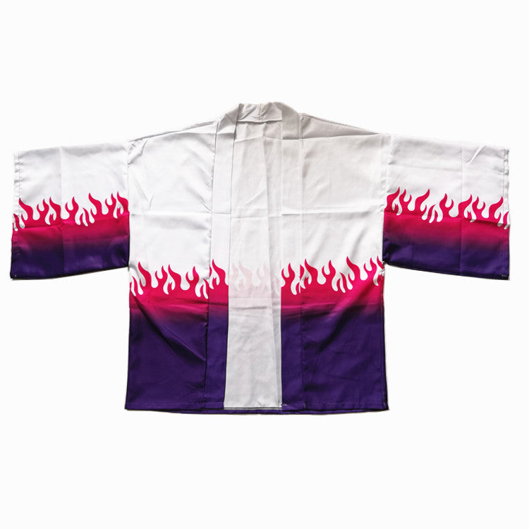 Anime Kagaya Ubuyashiki Cosplay Kimono Cloak