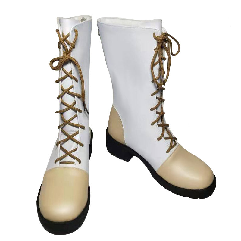 Anime Kanao Tsuyuri Costume Shoes Halloween Cosplay PU Leather Customized Boots