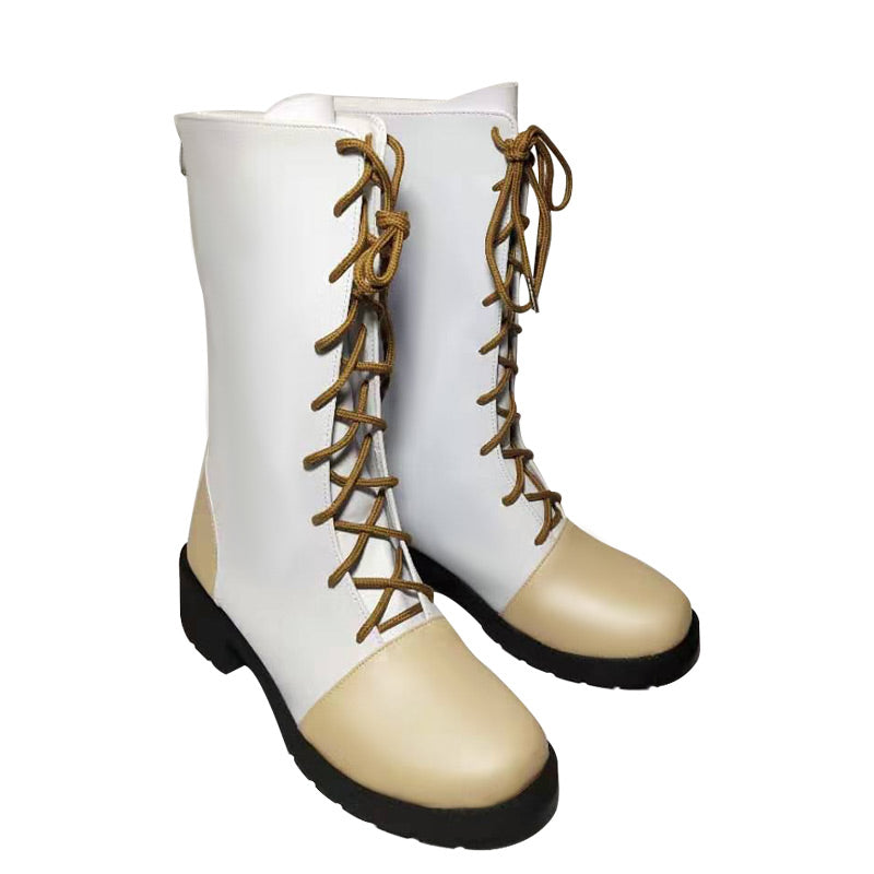 Anime Kanao Tsuyuri Costume Shoes Halloween Cosplay PU Leather Customized Boots