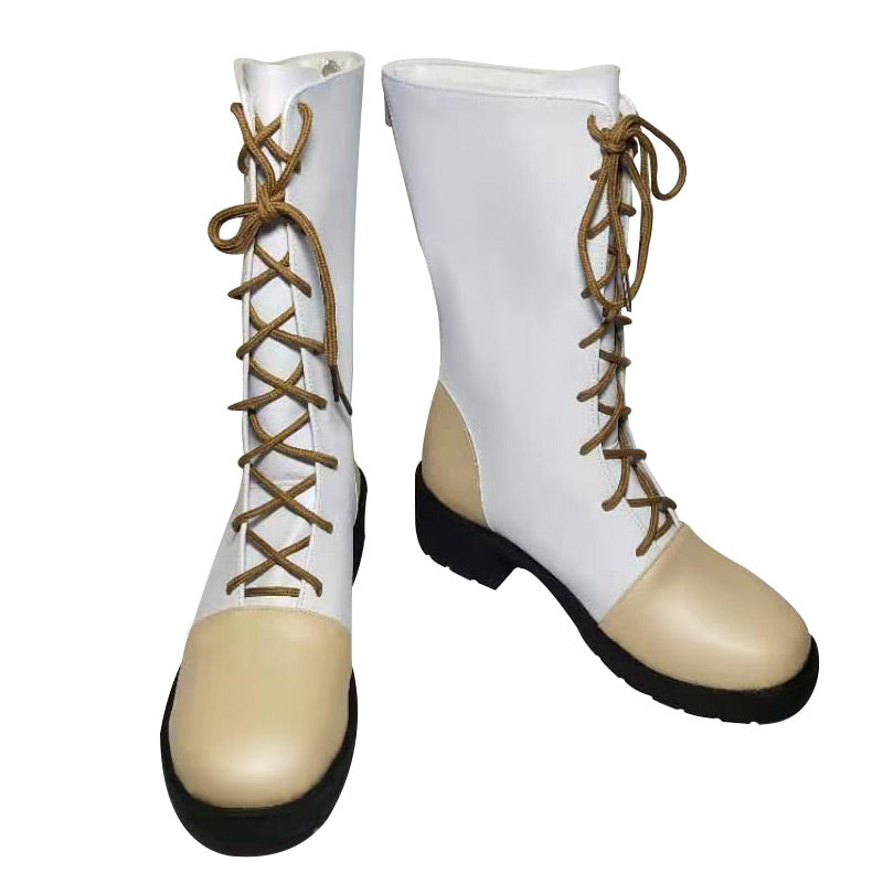 Anime Kanao Tsuyuri Costume Shoes Halloween Cosplay PU Leather Customized Boots
