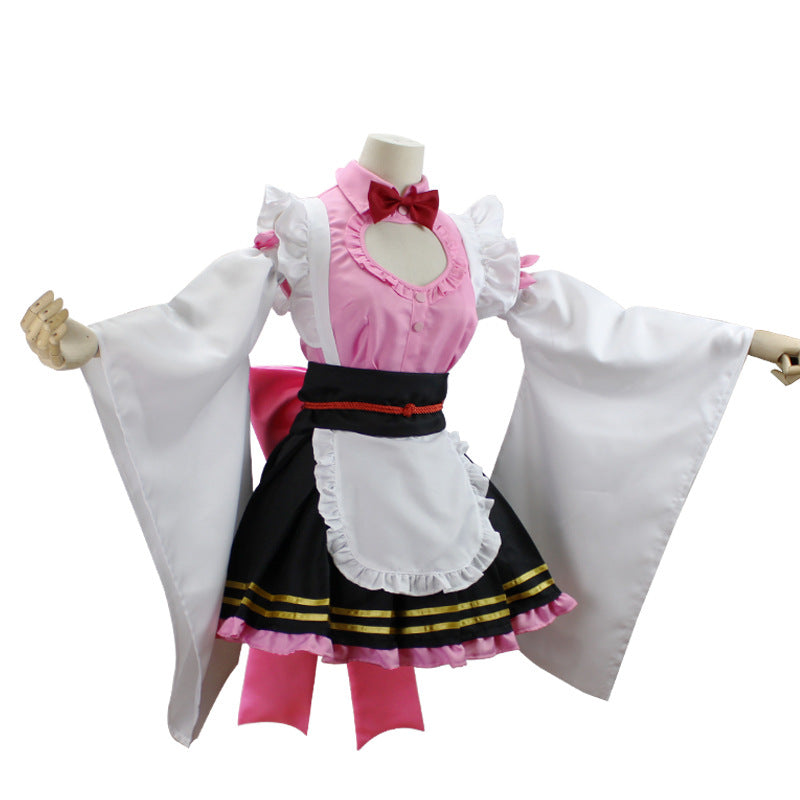 Mitsuri Kanroji Costume Lolita Dress Costume For Women Girls