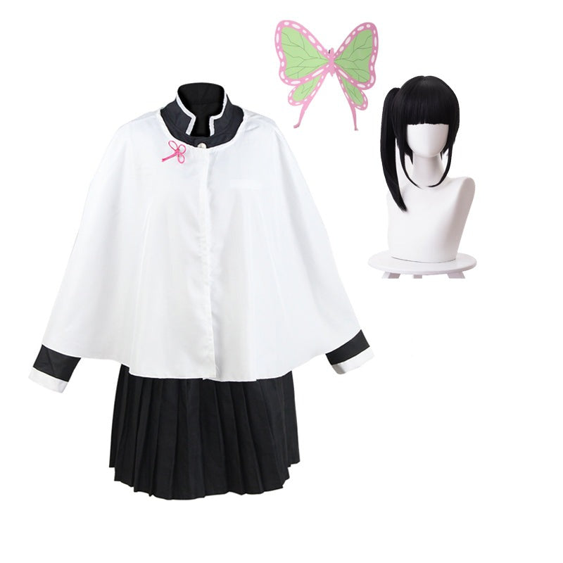 Anime Kanao Tsuyuri Costume Uniform With Cloak Full Set Halloween Costume