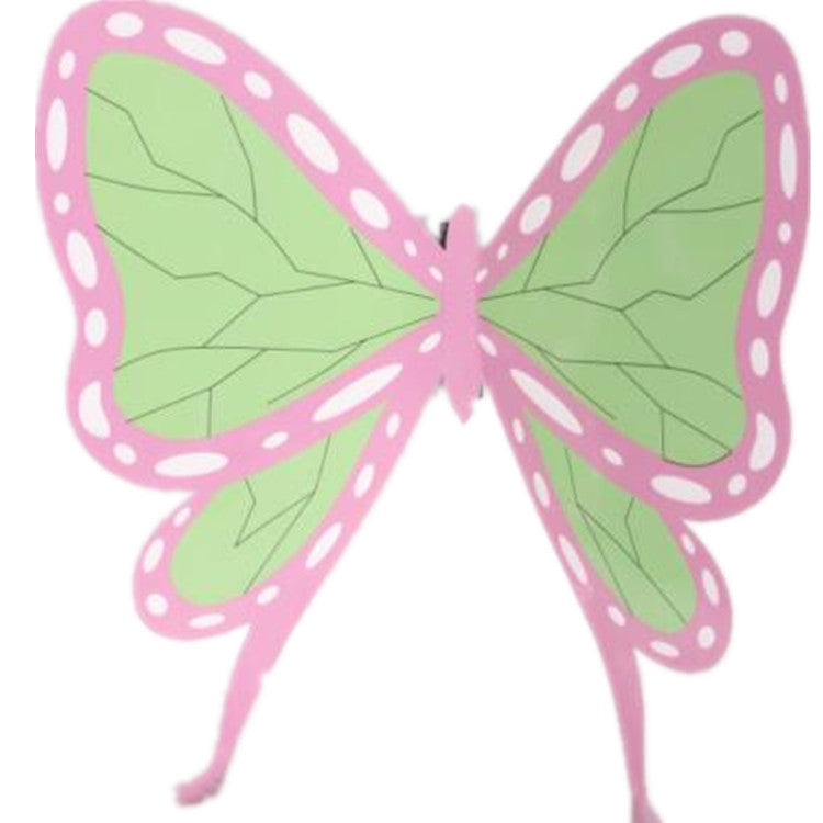 Anime Kanao Tsuyuri Costume Wigs With Butterfly Hairdecor