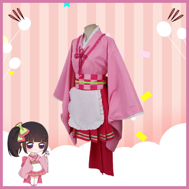 Anime Kanao Tsuyuri Lolita Dress Halloween Cosplay Costume For Women Girls