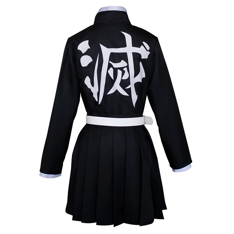 Anime Mitsuri Kanroji Full Set Costume+Wigs+Shoes Halloween Carnival Outfit Set