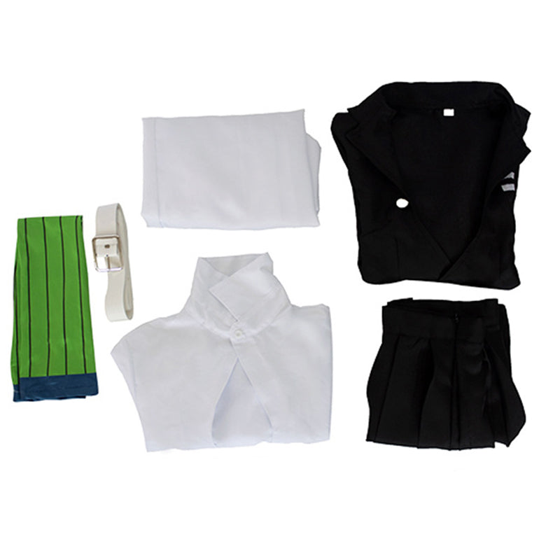 Anime Mitsuri Kanroji Full Set Costume+Wigs+Shoes Halloween Carnival Outfit Set