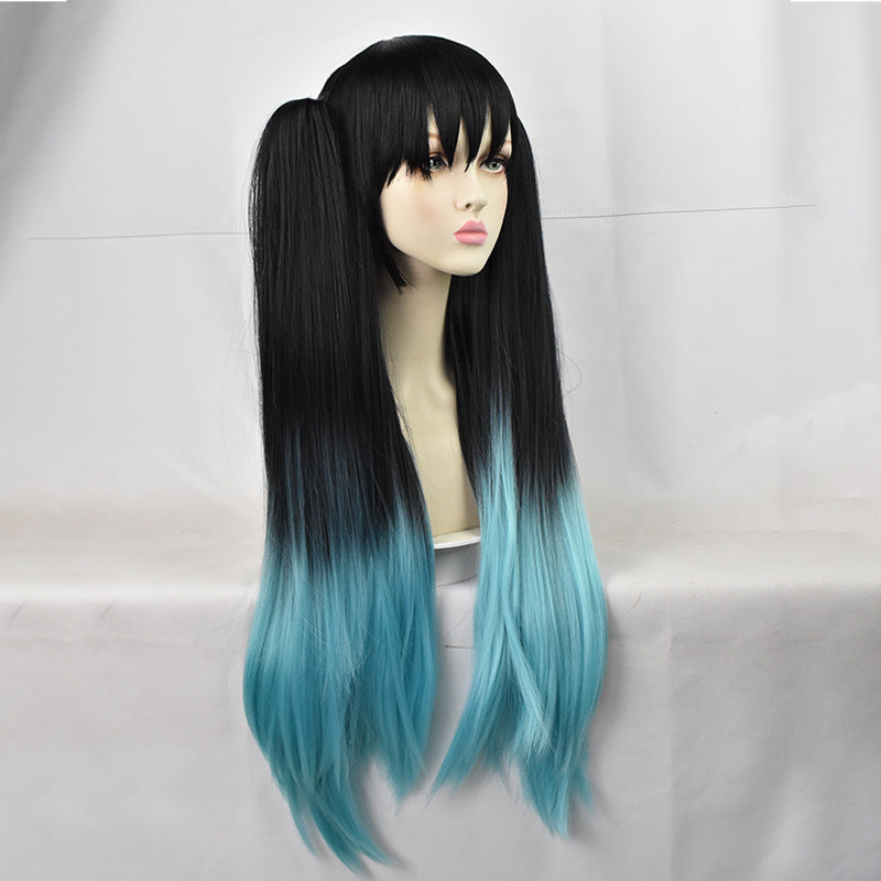 Anime Muichiro Tokito Cosplay Wigs Long Wigs Accessories