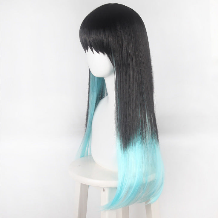 Anime Muichiro Tokito Cosplay Wigs Long Wigs Accessories