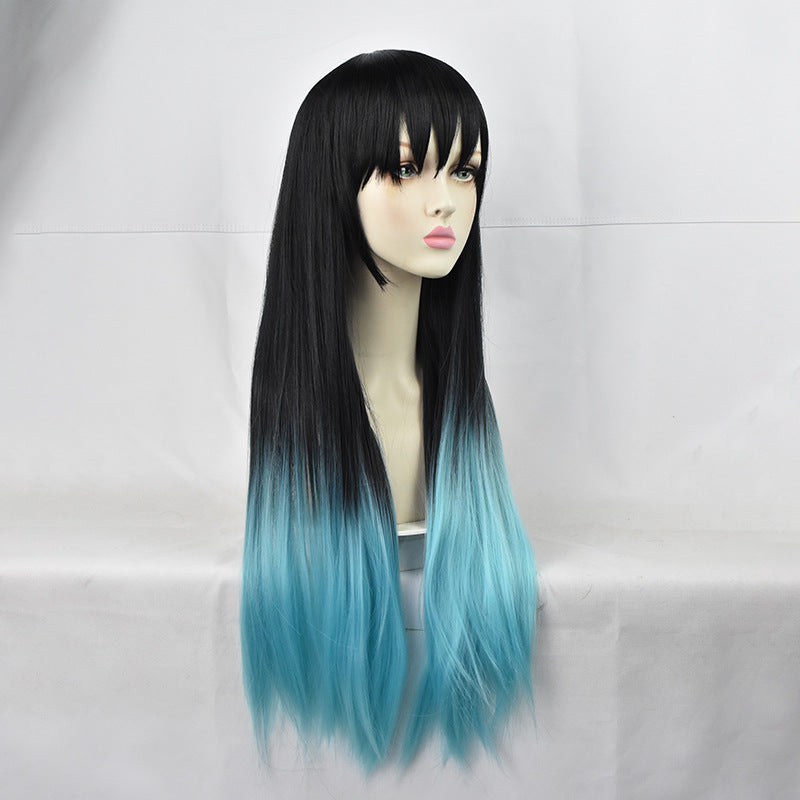 Anime Muichiro Tokito Cosplay Wigs Long Wigs Accessories