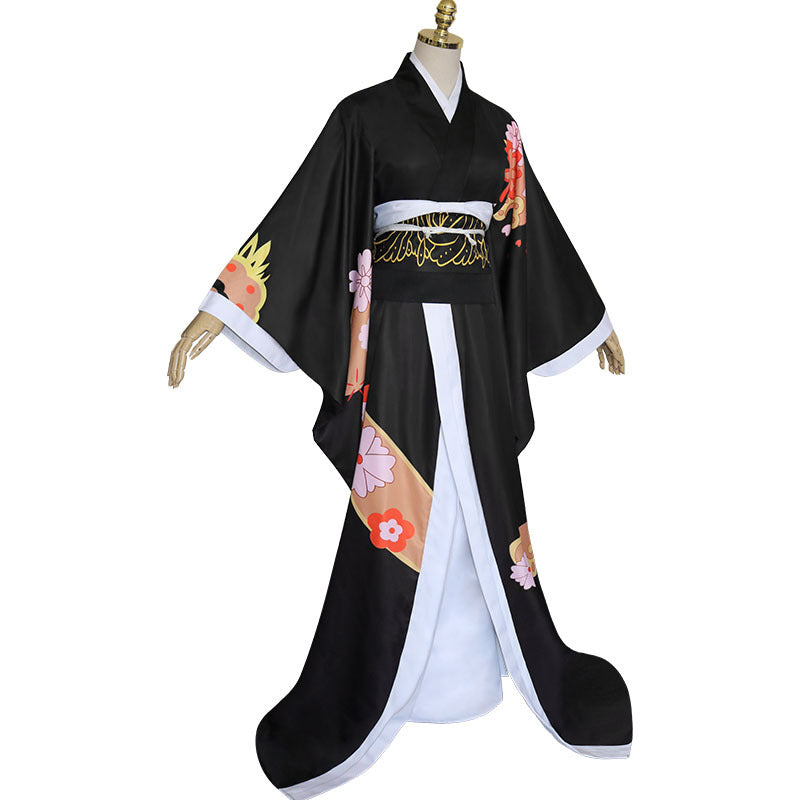 Anime Kibutsuji Muzan Kimono Cospaly Costume Full Set