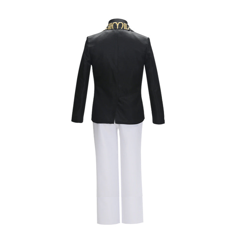 Anime Muzan Kibutsuji Uniform Suit Costume With Hat