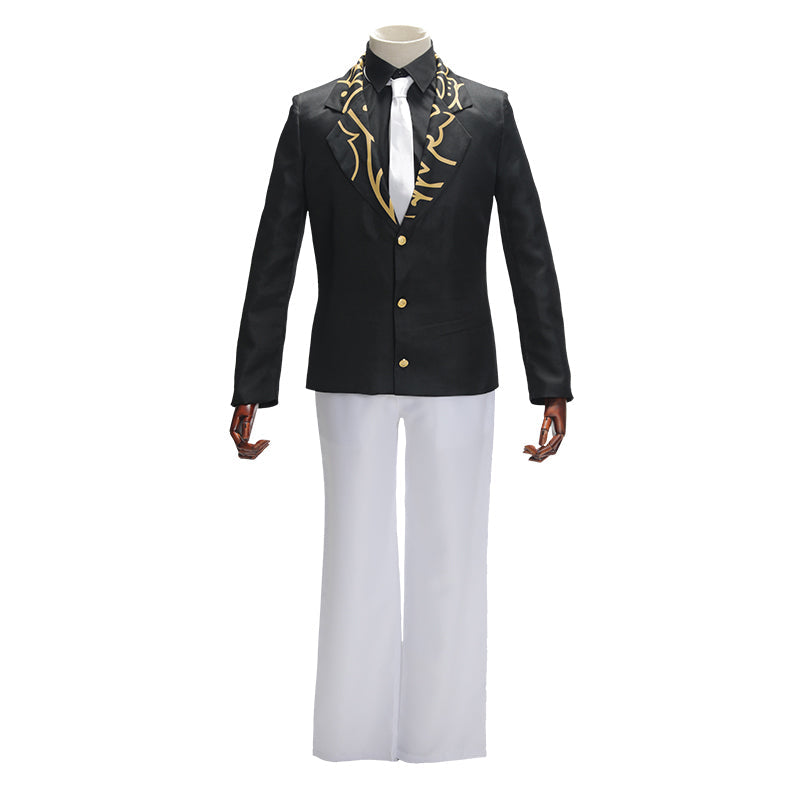 Anime Muzan Kibutsuji Uniform Suit Costume With Hat