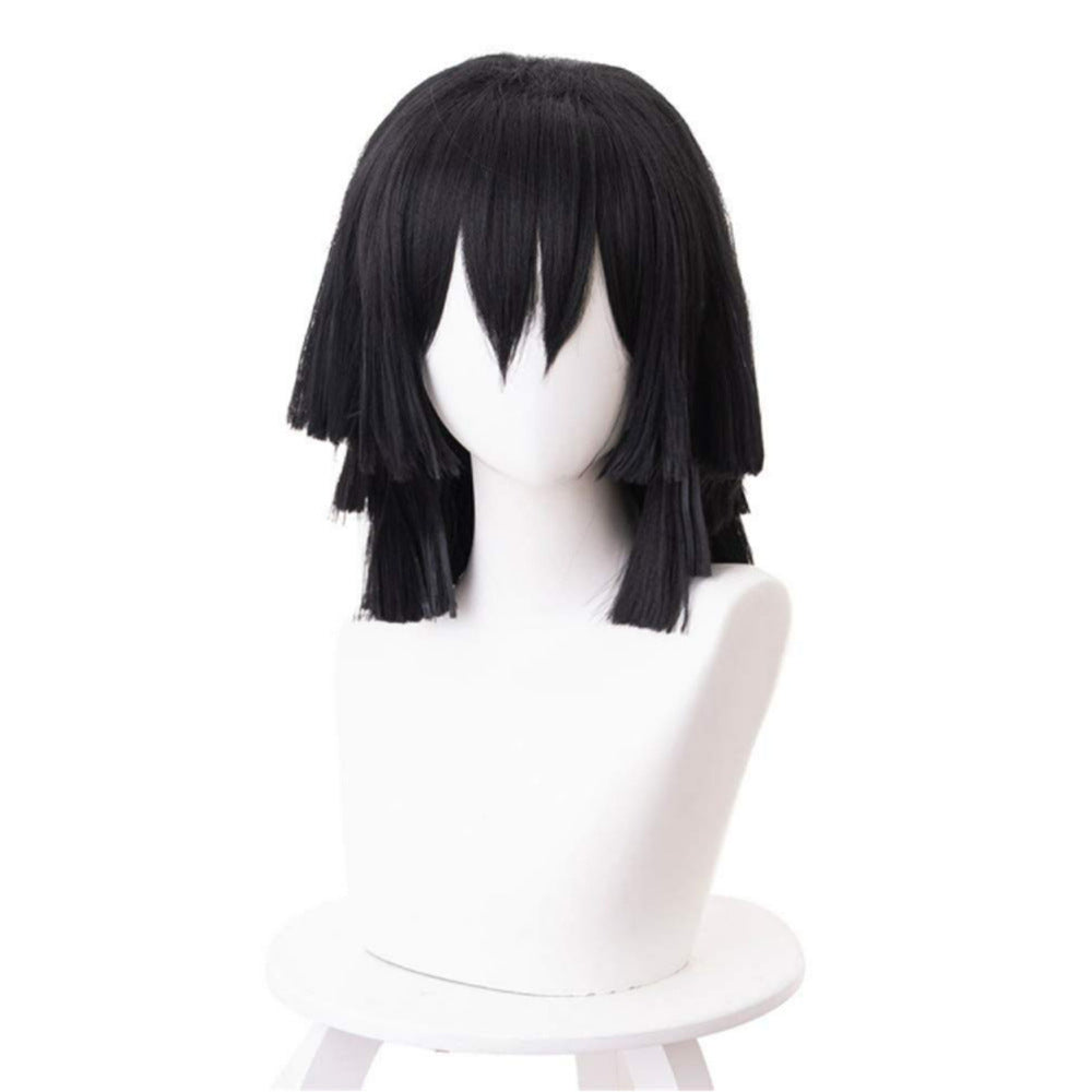 Anime Obanai Iguro Whole Set Cosplay Costume+Wigs+Shoes+Toy Snake Halloween Cosplay Outfit