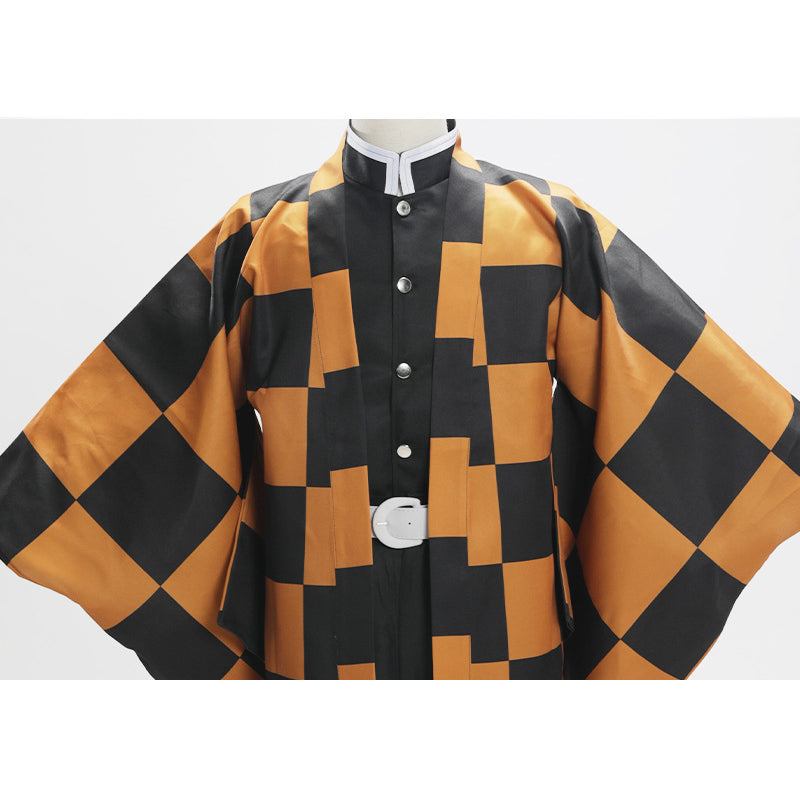 Anime  Tanjuro Kamado Tanjiro Kamado's Father Cospaly Costume Full Set