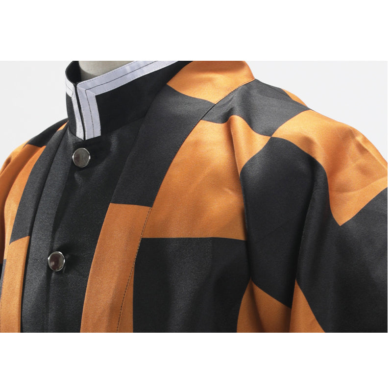 Anime  Tanjuro Kamado Tanjiro Kamado's Father Cospaly Costume Full Set