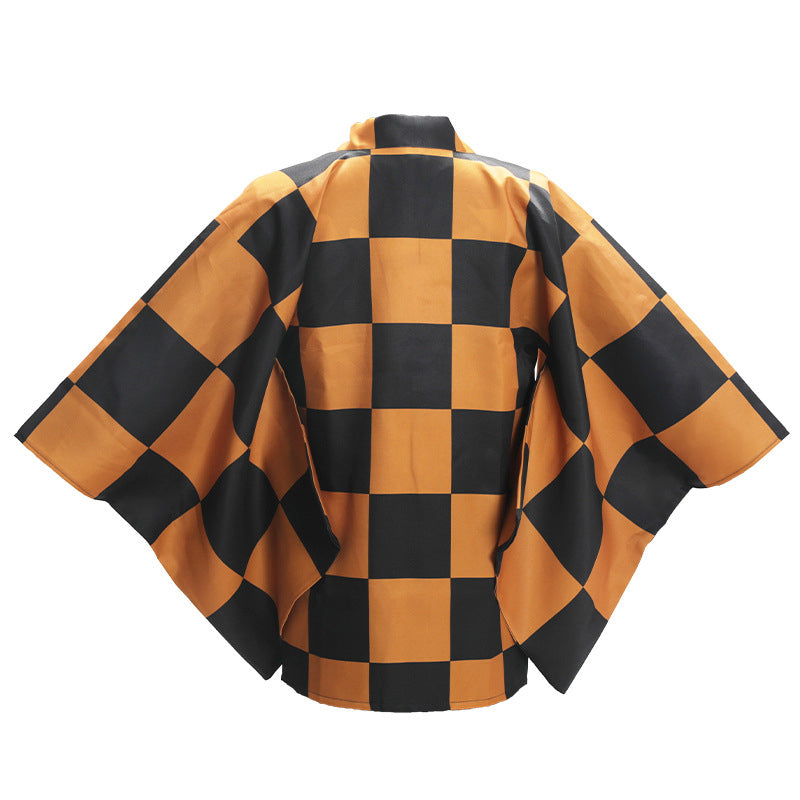 Anime  Tanjuro Kamado Tanjiro Kamado's Father Cospaly Costume Full Set