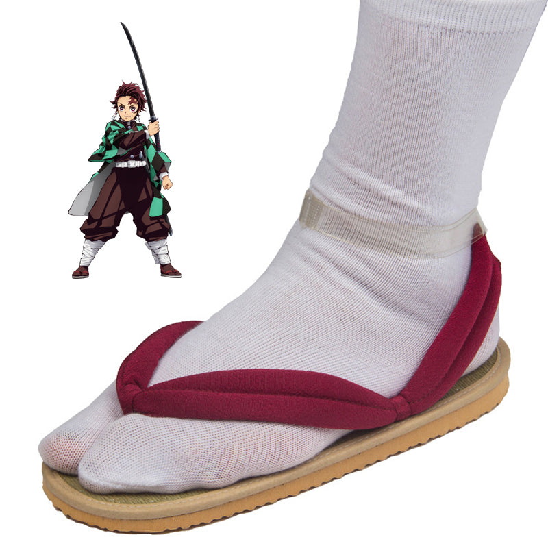 Anime Tanjiro Kamado Kids/Adults Cosplay Shoes Costume Accessories