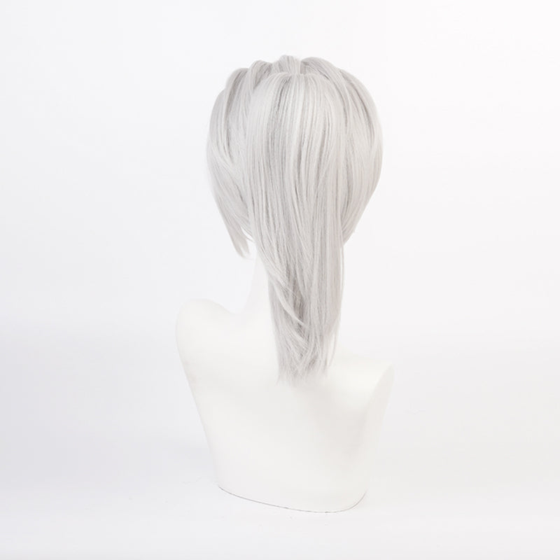 Anime Tengen Uzui Cosplay Silver Wigs