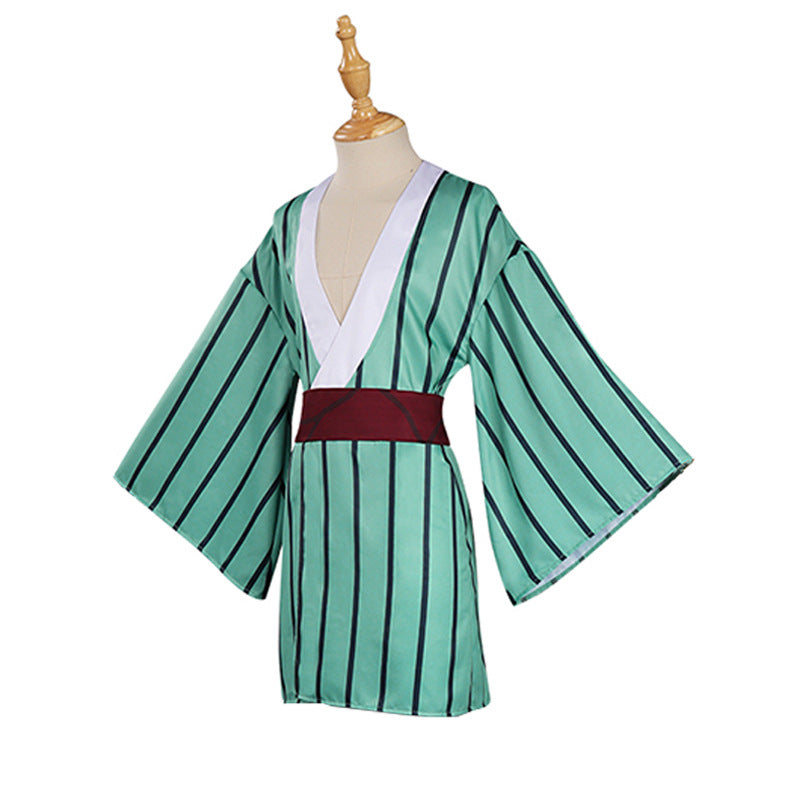 Anime Upper Rank Six Gyutaro Cosplay Costume Kimono Outfit