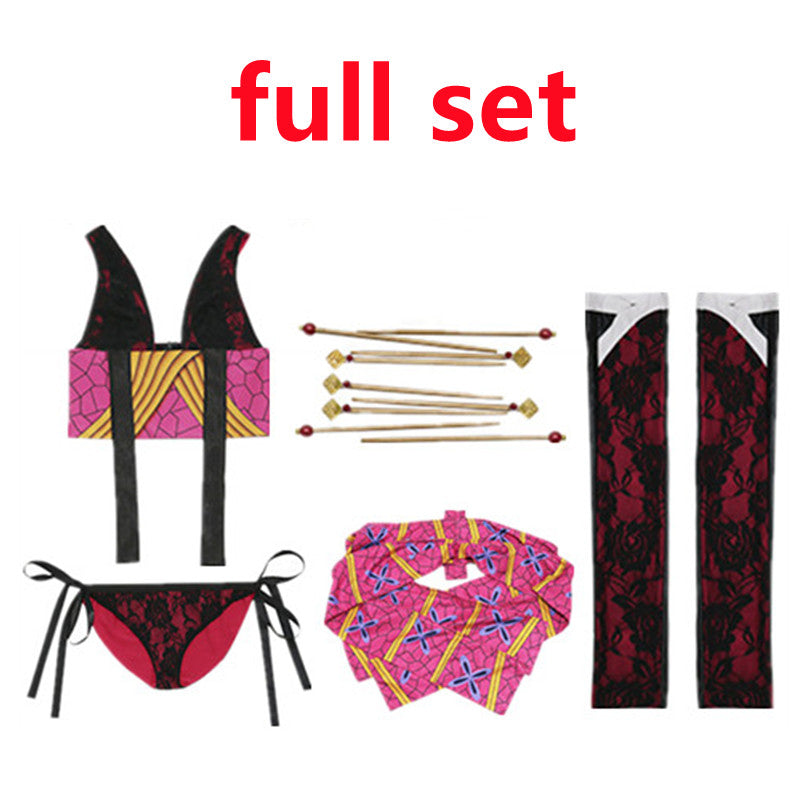 Anime Upper Rank 6 Daki Cosplay Costume With Headwear