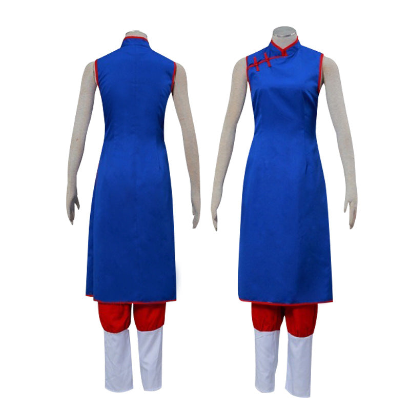 Anime Dragon Ball Chi-Chi Fighting Outfit Costume Full Set With Wigs and Shoes Halloween Cosplay Costume Set
