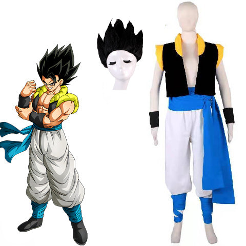 Anime Dragon Ball Fusion of Goku and Vegeta Gogeta Cosplay Costume Halloween Carnival Cosplay Outfit