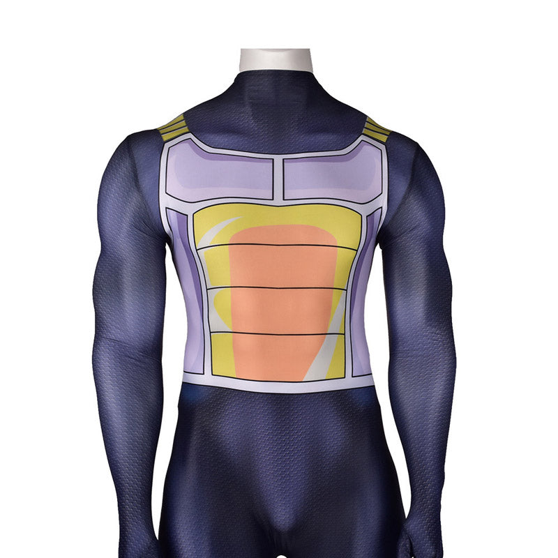 Anime Dragon Ball Vegeta Jumpsuit Costume Halloween Cosplay Zentai Outfit