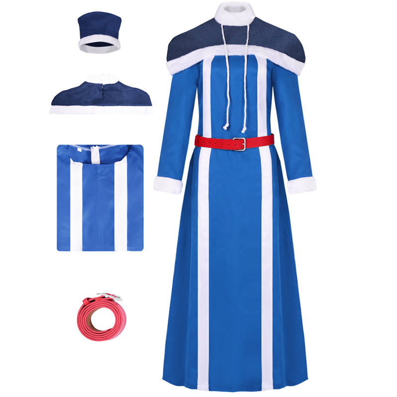 Juvia Lockser Cosplay Costume Full Set With Hat Halloween Costume Set