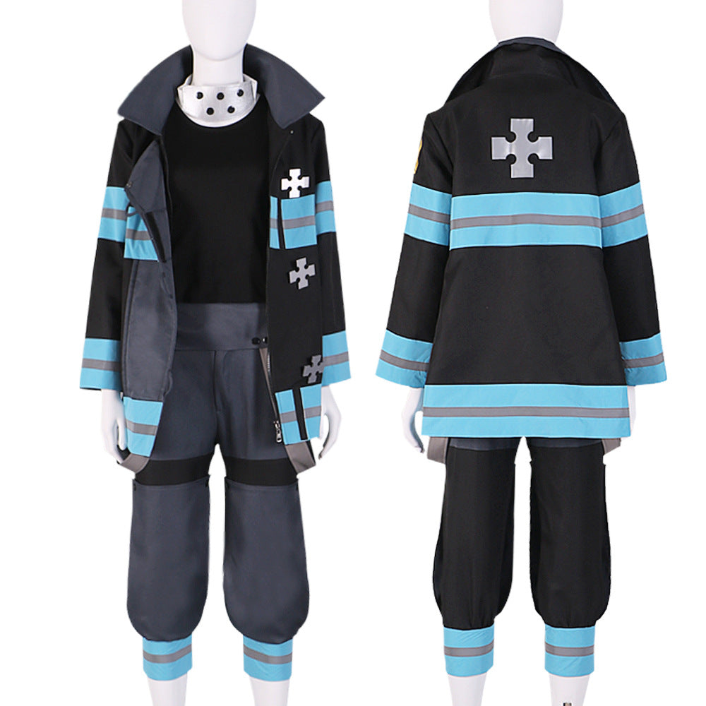 Anime Maki Oze Costume + Wigs+ Gloves Whole Set Halloween Cosplay Outfit Set